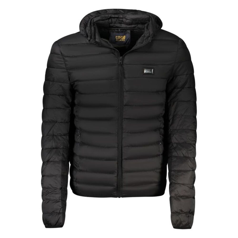 Cavalli Class Black Polyester Men's Men's Jacket